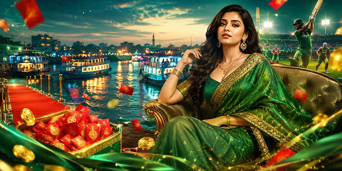 নারায়ণগঞ্জে উৎসবে শাড়ি পরা বোনাস রেড এনভেলপ দৃশ্য